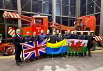 Mid and west Wales firefighters support emergency support convoy to Ukraine