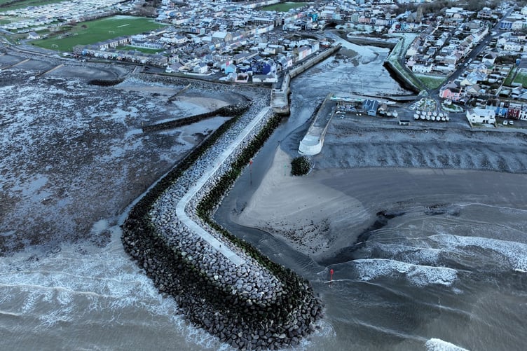 Significant sand has also built up, which locals have dubbed 'Costa del Aberearon'.