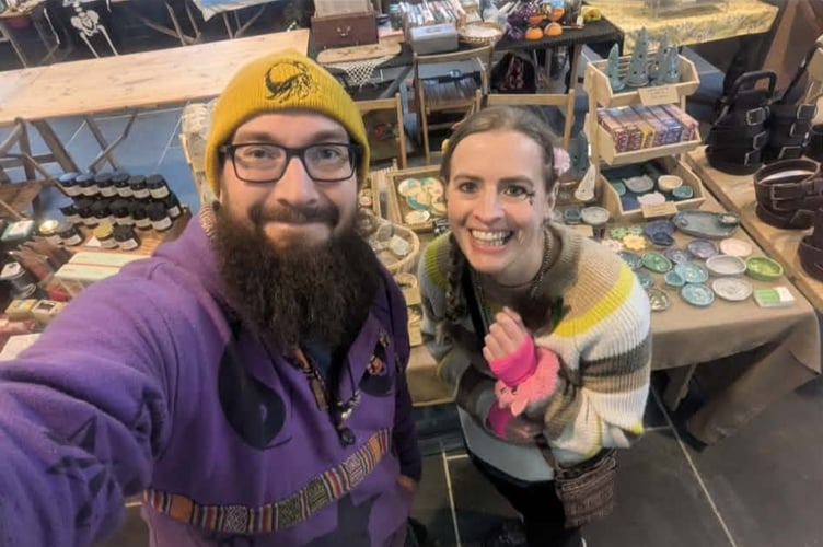 The team behind Grounded Tranquillity - Neneh Bentley (right) and Tim Jones (left).