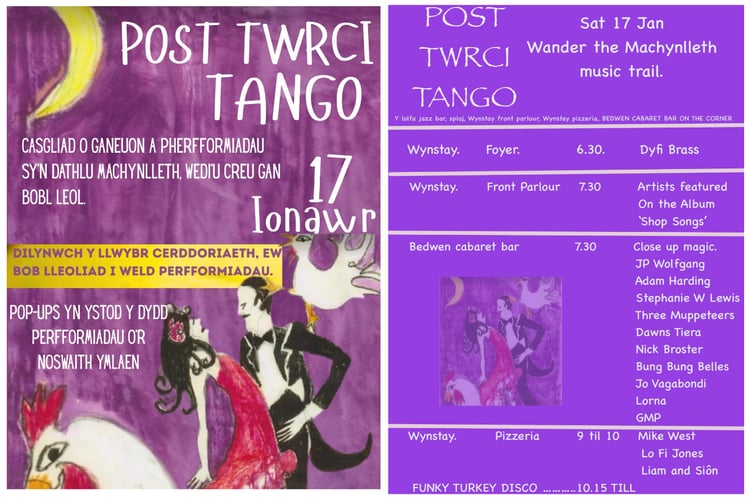 Join for a 'Post Turkey Tango' on Saturday 17 January with pop-ups and performances into the evening.