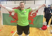 Aberystwyth’s Alice Evans celebrates Serie B promotion