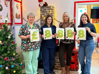 Staff raise £8,888 for Aberystwyth children's ward