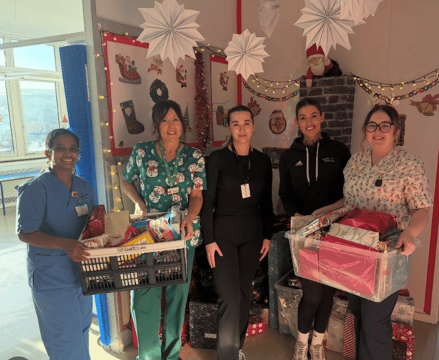 Aberystwyth gym donates toys to children's ward