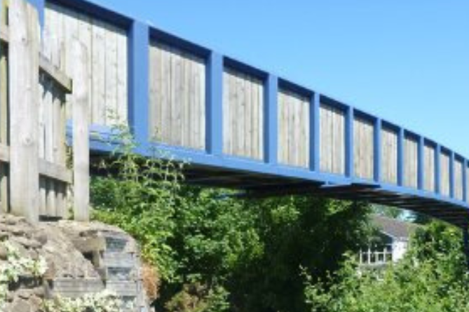 Ceredigion County Council picture of the current bridge