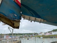 Sailor speaks out after boat wrecked during Aberaeron harbour works