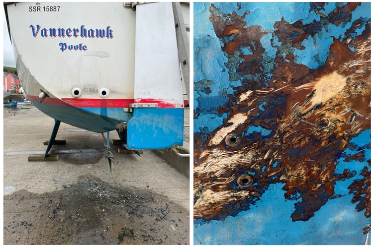 It was not possible to repair the Vannerhawk, which was later sold for parts.