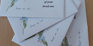 Forget me not seeds for bereaved families