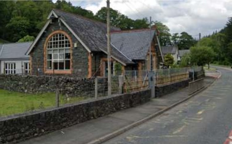 Holiday let plan rejected at the former school at Ganllwyd. Photo: ENPA plans