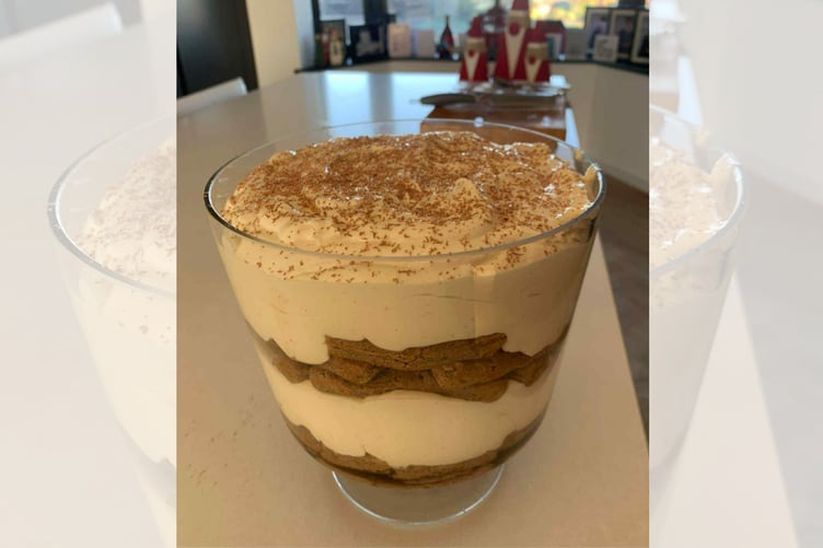 The coffee was purchased for a festive Tiramisu