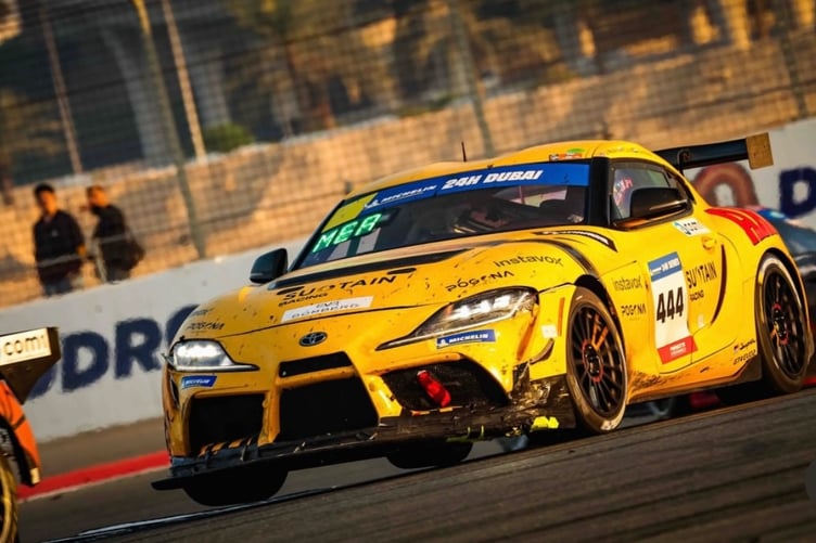 Rhys Lloyd in his Toyota Supra GT4 Evo2