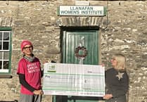 Llanafan WI sold handmade crafts raising £150 for Breast Cancer Now