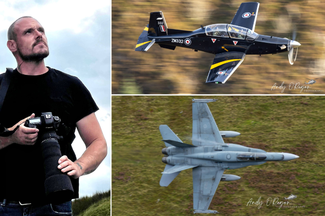 Andy O'Regan and a couple of his incredible images. Andy O'Regan