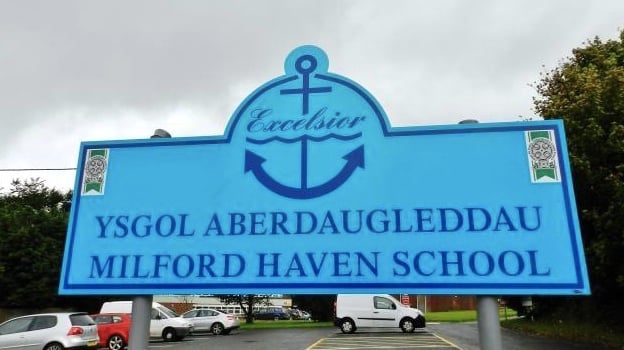 Teen arrested after teacher is assaulted at west Wales school