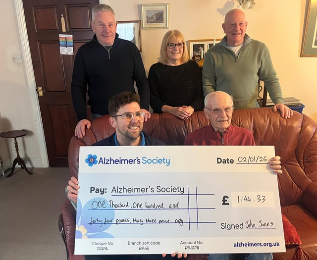 John Llaeth raises birthday money for Alzheimer's Society