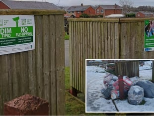 Gwynedd Council fines two for illegal waste tipping in cemetery