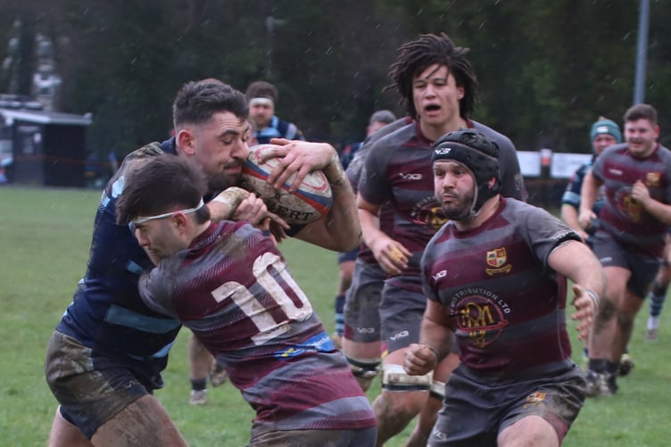 Aberystwyth scored nine tries against Crymych (Photo: Mike Binks)