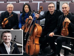 String quartet to return to Dolgellau with clarinettist John Bradbury