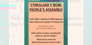 Question your Senedd candidates at Aber People's Assembly next week