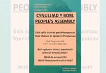 Question your Senedd candidates at Aberystwyth People's Assembly next week