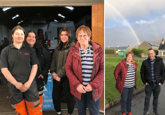 Joyce Watson visits Ardudwy before retirement