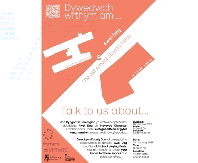 Have your say on future plans for Llandysul