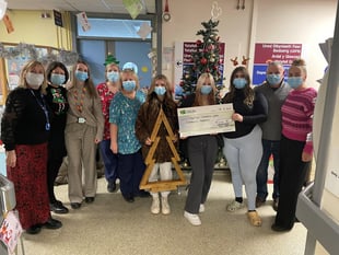 Young people from Carmarthenshire raise £630 for children’s ward