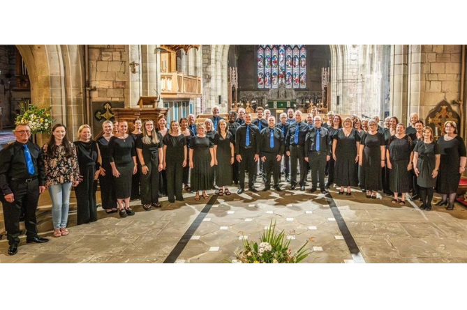 The North Wales Police Choir. Photo: NWP