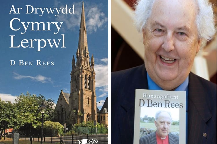 D Ben Rees a'i lyfr newydd Ar Drywydd Cymry Lerpwl