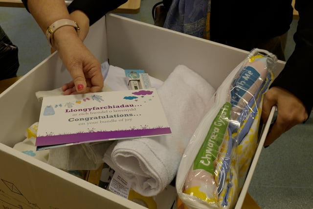 Baby bundle deliveries begin in Wales