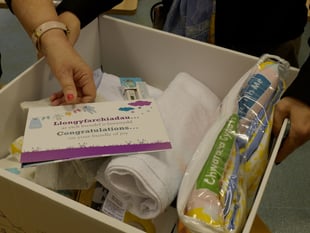 Baby bundle deliveries begin in Wales