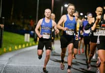Aberystwyth runners shine at Shrewsbury floodlit 5K event