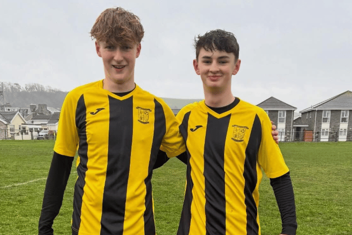 Aberaeron's Dylan Wright and Hari Davies-Jones