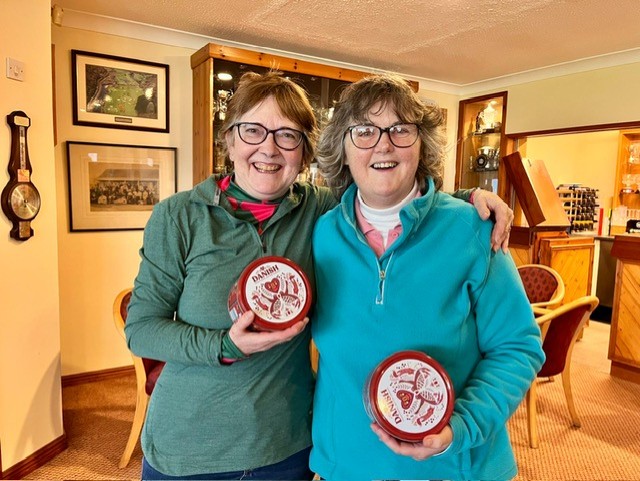 Barbara Flanagan and Anne Morris