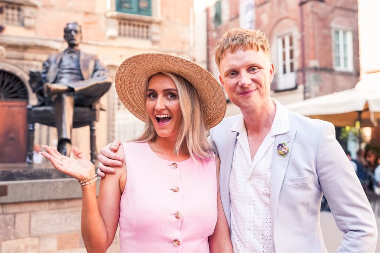 Colleen Ramsey ac Owain Wyn Evans 2025S4C_P1_Luca_0022