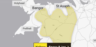 Met Office issues yellow snow and ice warning for parts of Gwynedd