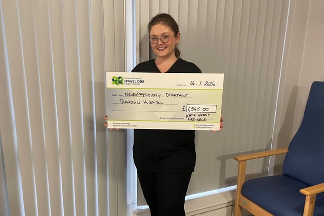 Fire Walk raises £1,500 for neurophysiology department
