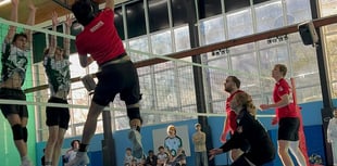 Aberystwyth volleyball beats Swansea twice