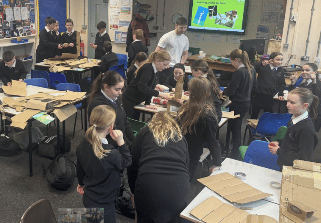Coriolis Energy inspires Bala pupils with engineering challenge