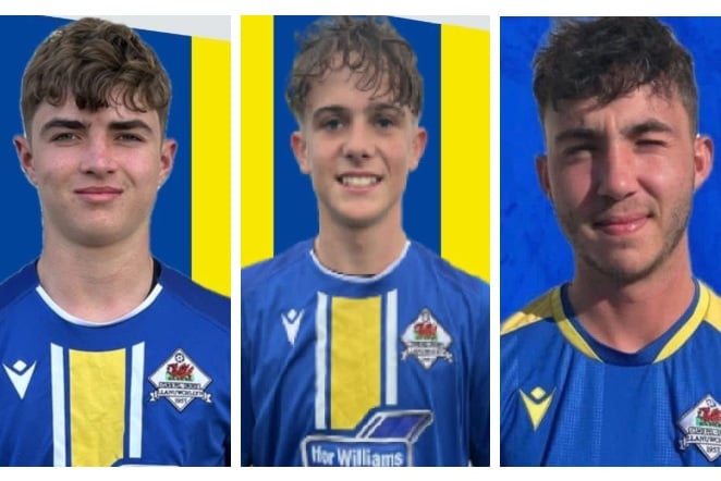 Cynan Roberts, Guto Edwards and Cai Aykroyd