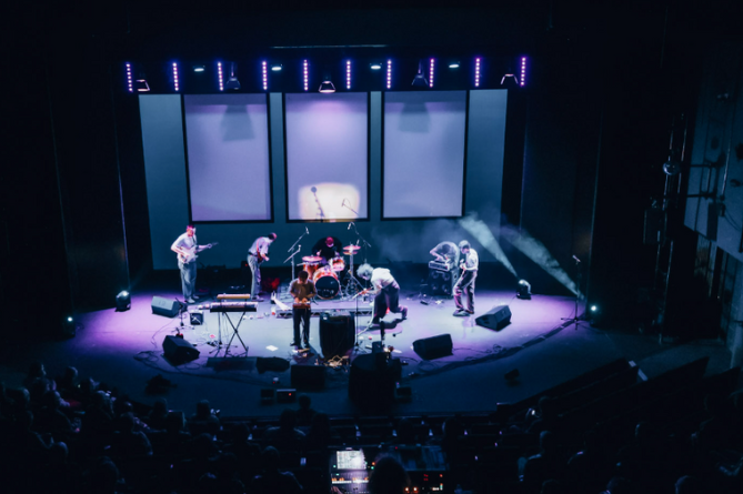 The Trawsnewid/Transform music festival at Aberystwyth Arts Centre. Photo: Dave Edmunds