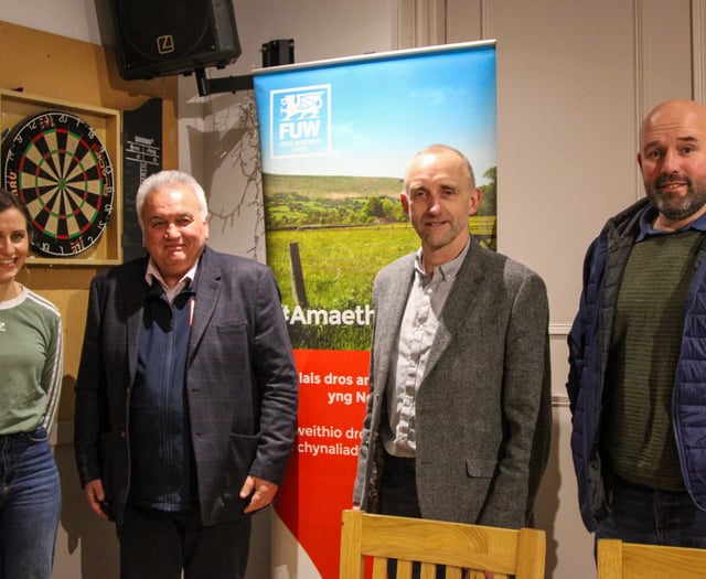 Farmers urge stronger promotion of Welsh produce at FUW event