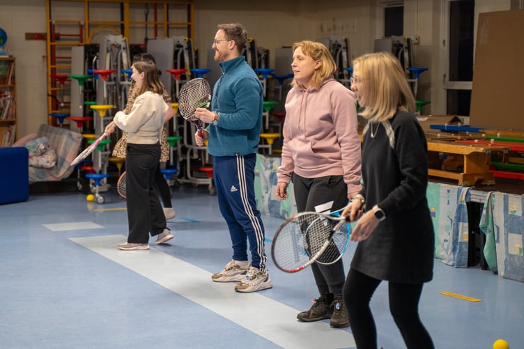 Tennis Wales are delivering tennis training in a school environment at no cost to the school.