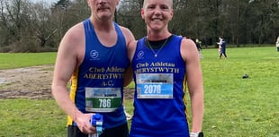 Aber duo shine in Winter Warmer race