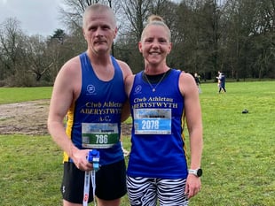 Aber duo shine in Winter Warmer race
