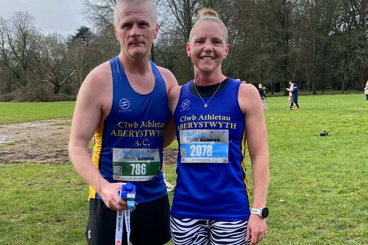 Paul and Gail at the Winter Warmer