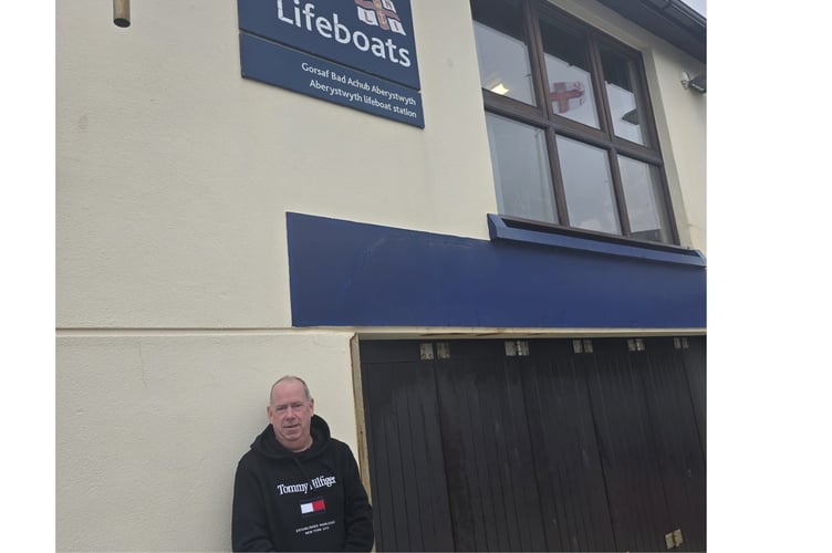 Aber businessman plans skydive for RNLI crew