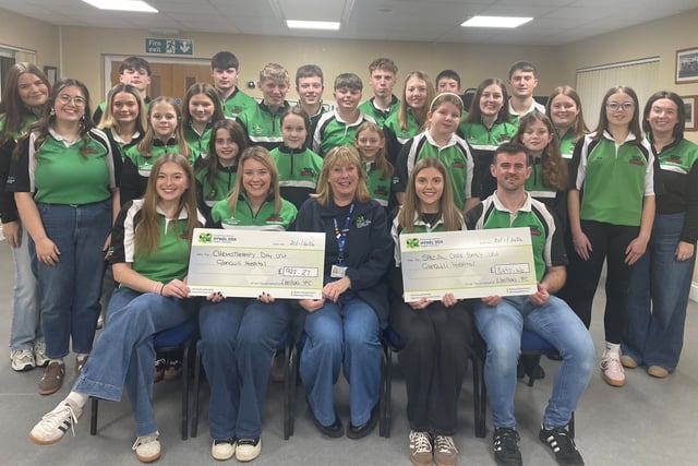 Llanllwni YFC raise thousands for special care baby unit
