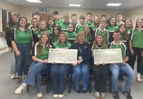 Llanllwni YFC raise thousands for special care baby unit