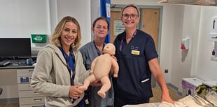 Baby manikin will help train staff on neonatal CPR
