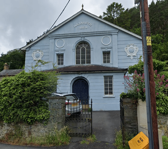 The former Nazareth Chapel in Talybont